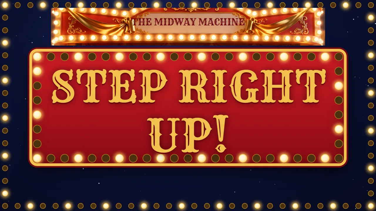 The Midway Machine booth video: the machine decoding a birth chart
